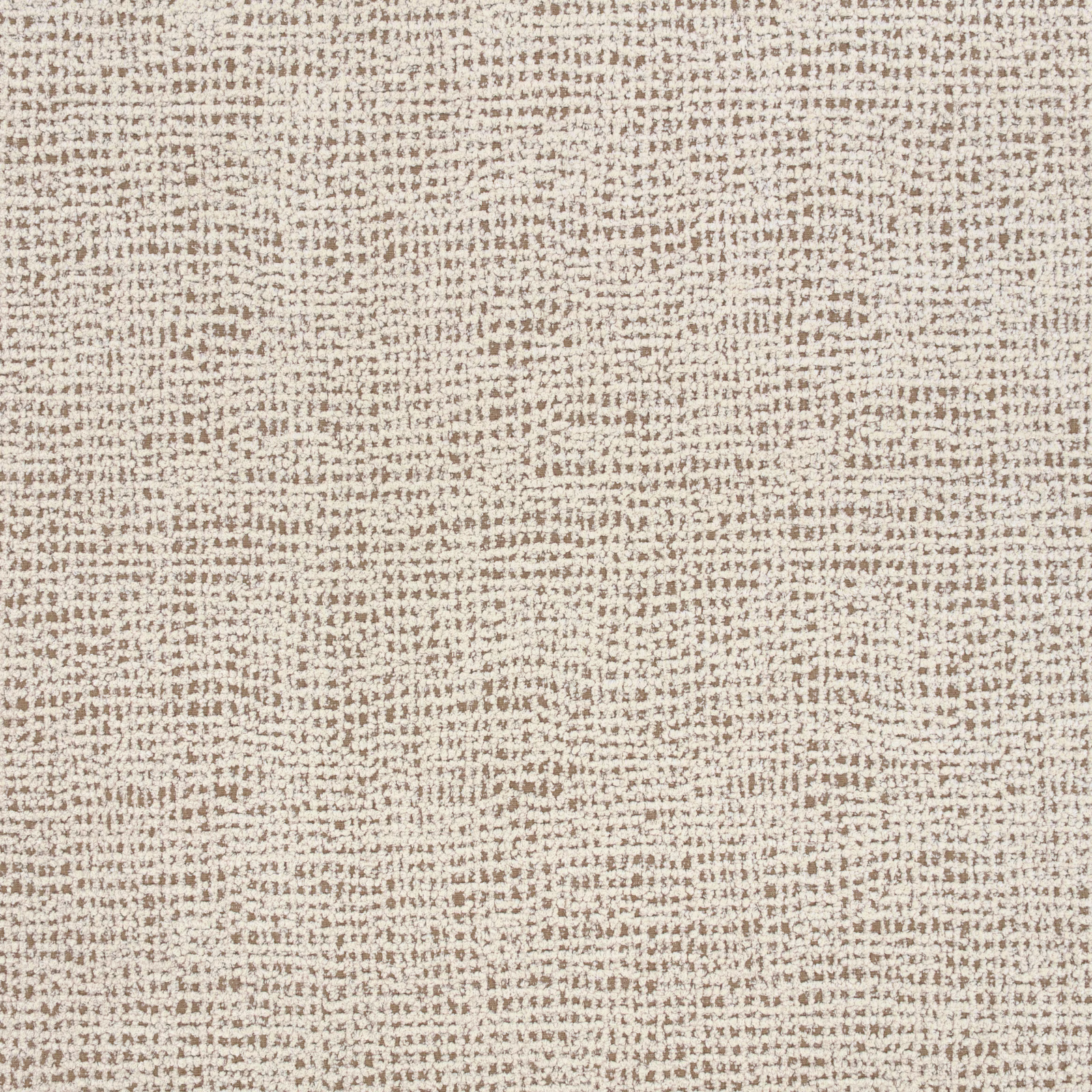 Warm caramel-beige woven fabric with fine taupe flecks and a nubby texture