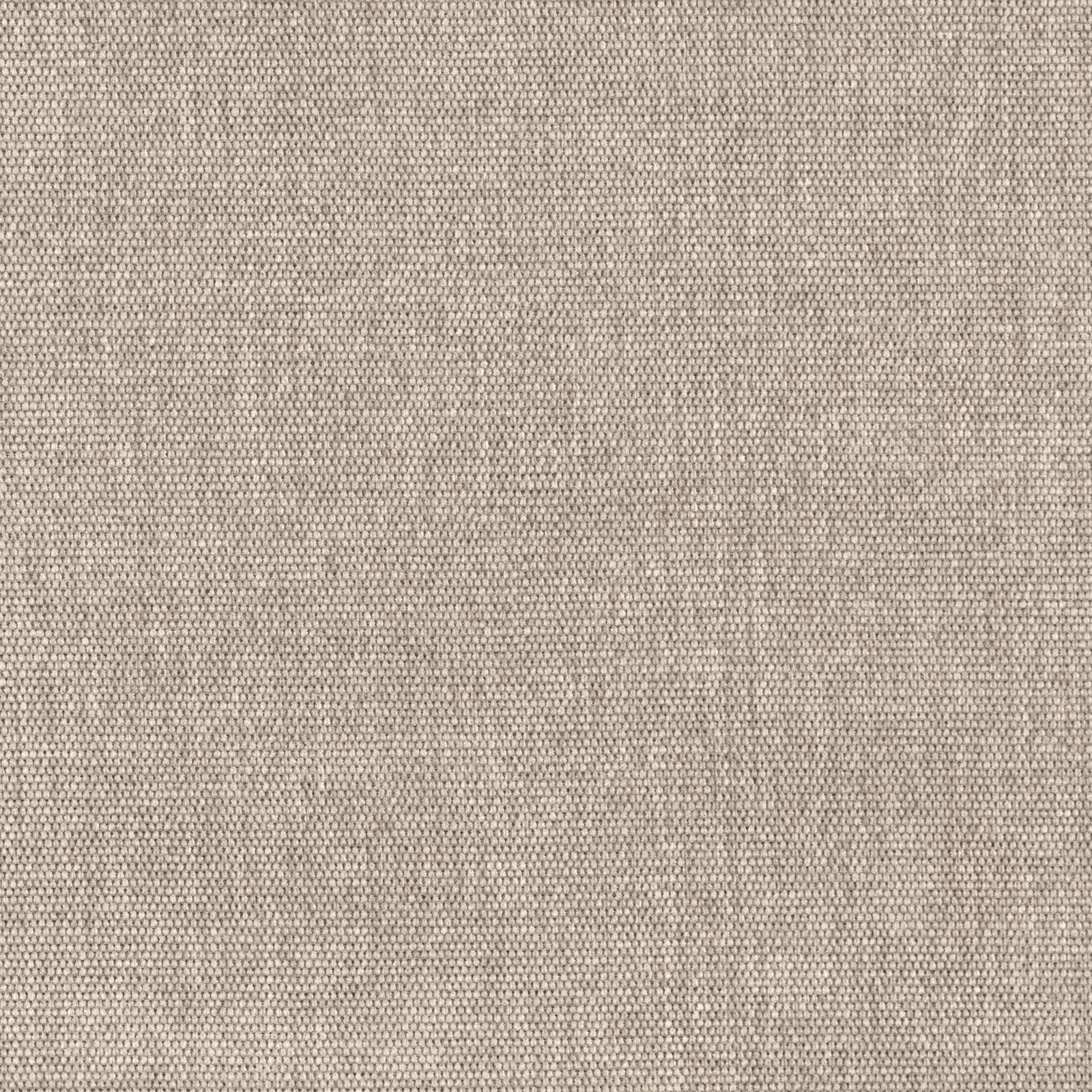 Close-up of warm taupe-grey Jetty Basket fabric with a fine basket weave