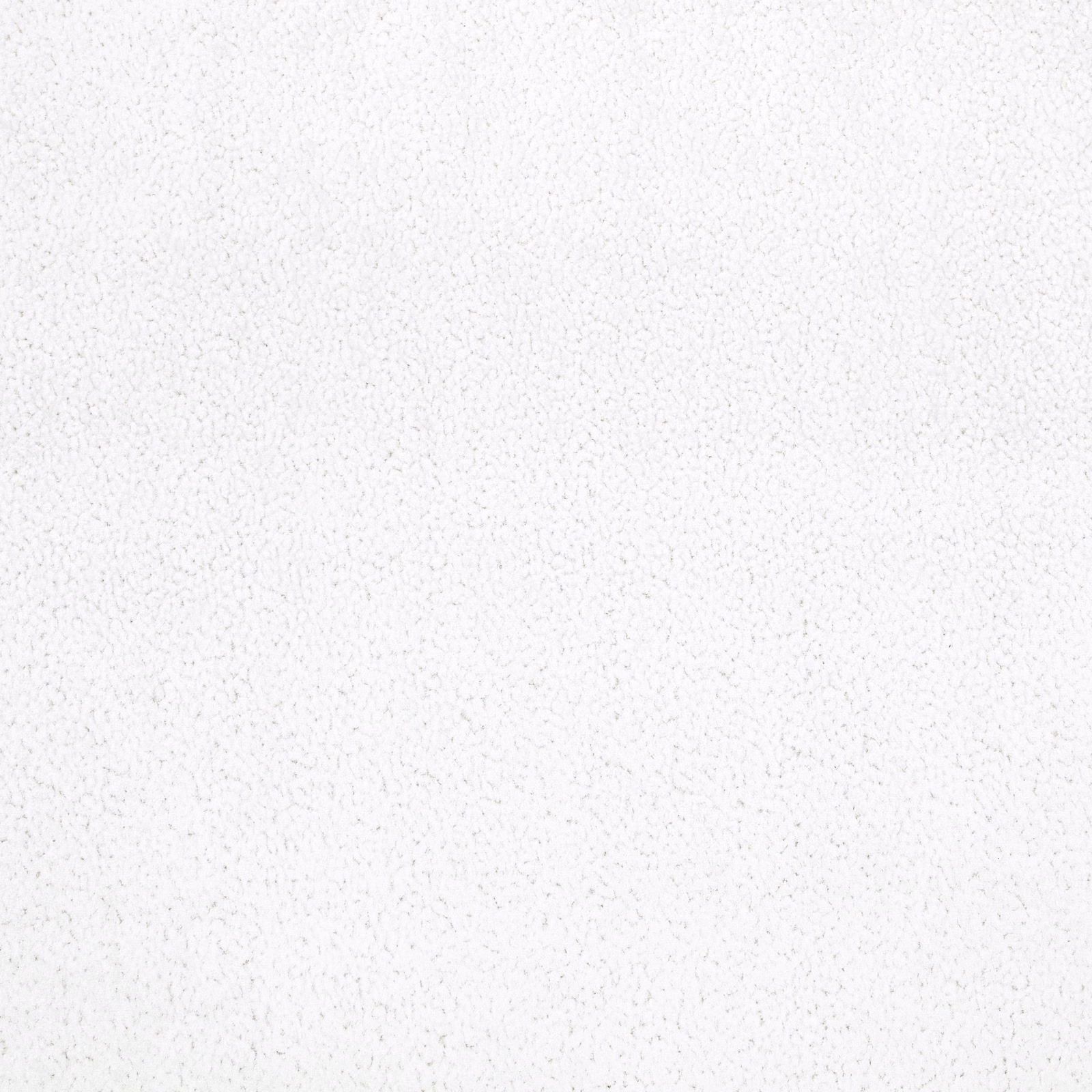 Cool white nubby textile with fine grey flecks and softly raised surface