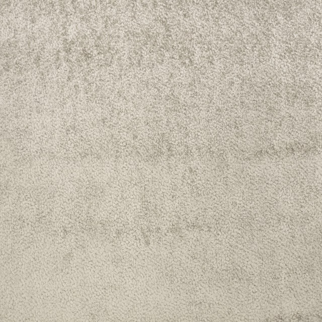 Mottled driftwood taupe shearling texture with a softly nubby short pile