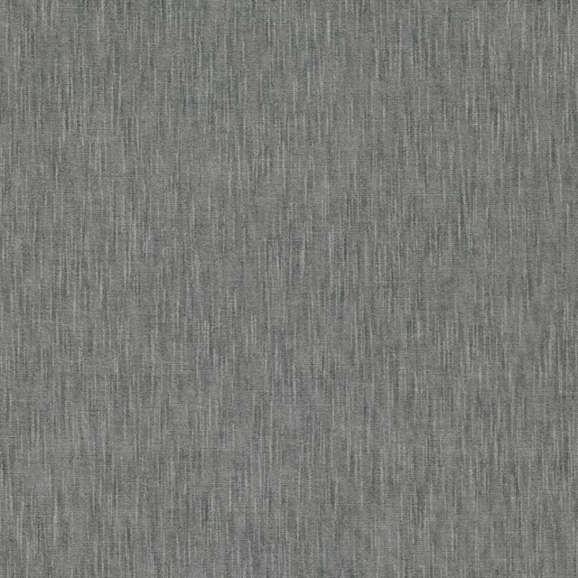 Cool silver-grey fabric with fine vertical slub lines and softly mottled woven texture