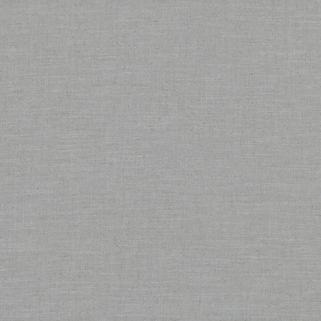 Close-up of pale mist-grey fabric with a fine, softly cross-woven texture