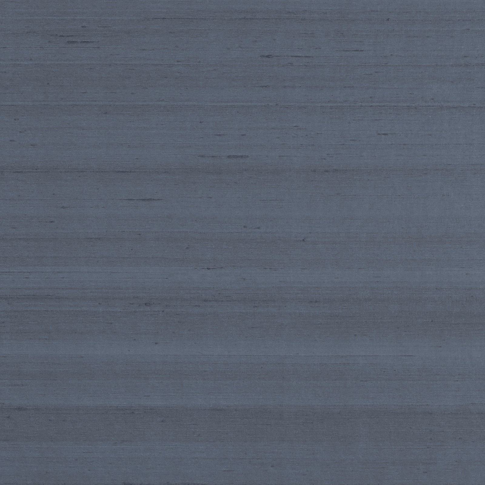 Muted blue-grey wallpaper with fine horizontal striations and a softly brushed texture