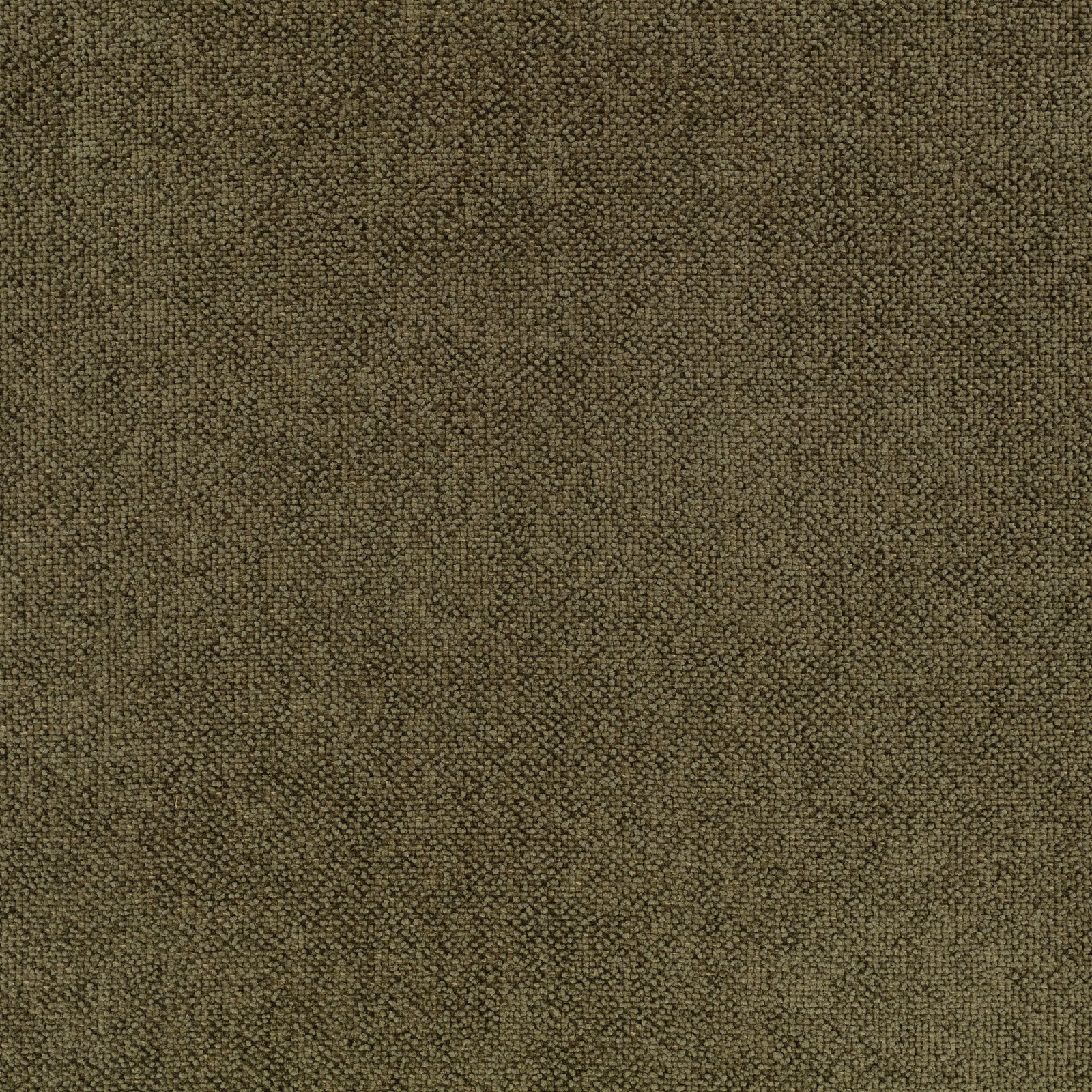 Muted hunting-olive Draughts check with a close, nubby woven texture