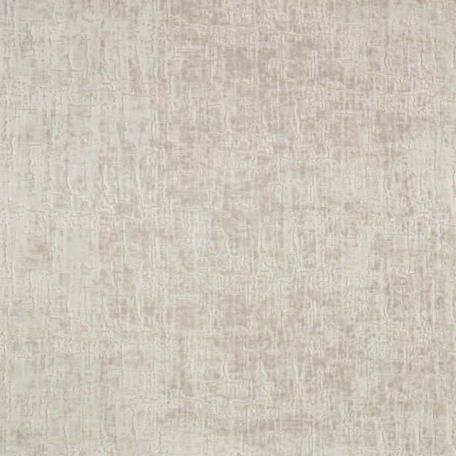 Pale linen-beige textile with distressed crosshatch texture and softly mottled threads