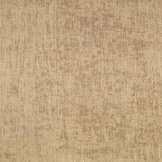 Warm tobacco beige textile with distressed vertical striations and mottled surface texture