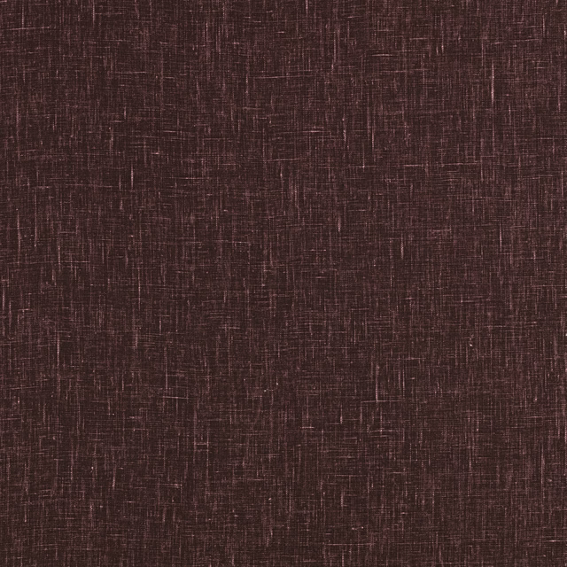 Dark eggplant-brown textile with fine irregular crosshatch threads and subtle sheen