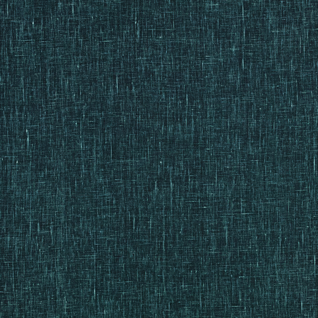Dark indigo-blue textile with fine teal crosshatch and softly slubbed woven texture