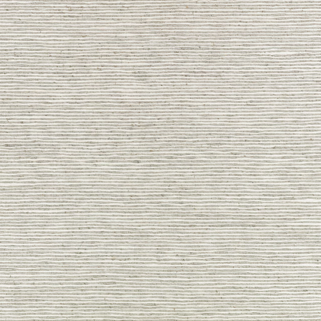 Cool silver-grey textile with fine irregular horizontal woven lines and subtle surface texture