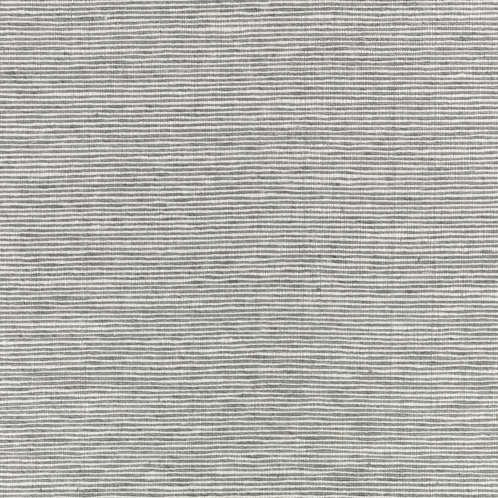 Cool storm-grey fabric with fine irregular horizontal lines and a softly textured weave