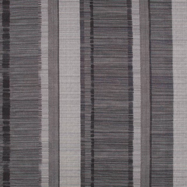 Charcoal and pale-grey vertical bands with fine horizontal woven texture