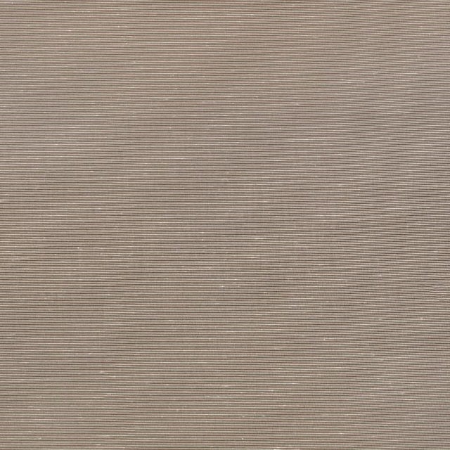 Warm driftwood taupe textile with a fine, closely spaced horizontal ribbed weave