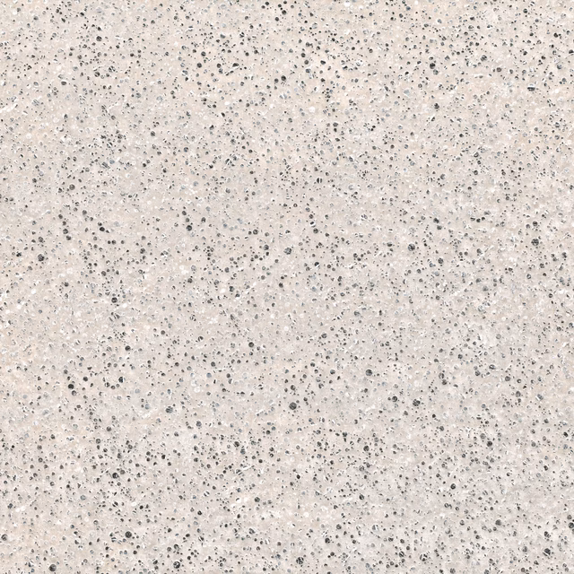 Pale greige textile with fine charcoal and grey mineral-like speckles across the surface