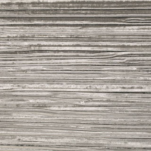Cool platinum textile with charcoal and silver-grey horizontal striated texture
