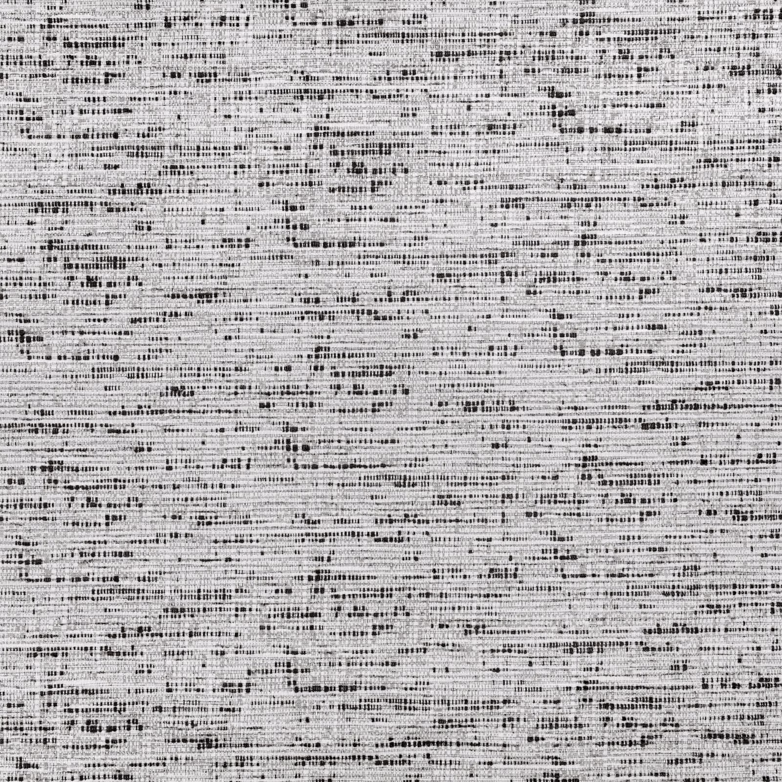 Cool silver-grey woven textile with broken charcoal horizontal striations and subtle texture