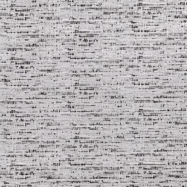 Cool silver-grey woven textile with broken charcoal horizontal striations and subtle texture