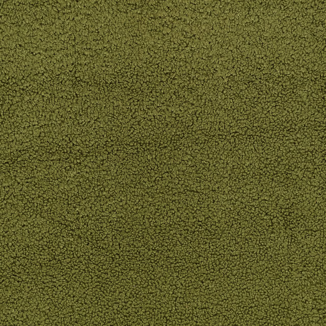 Deep olive-green textile with a dense, finely pebbled and softly mottled surface