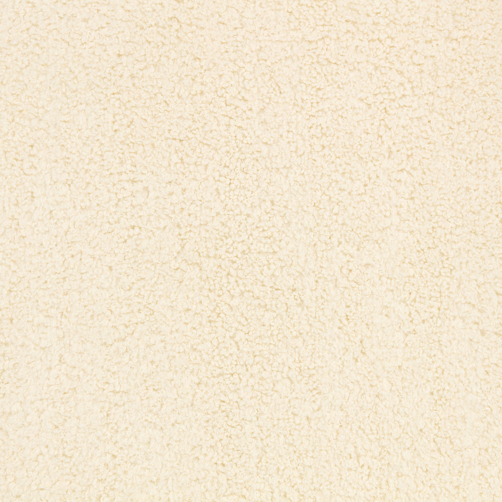 Warm ivory cream fabric with irregular nubby boucle-like texture and beige flecks