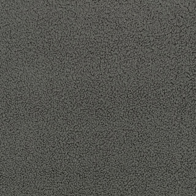 Dark charcoal-grey Drake fabric with a dense, tightly nubbled looped texture