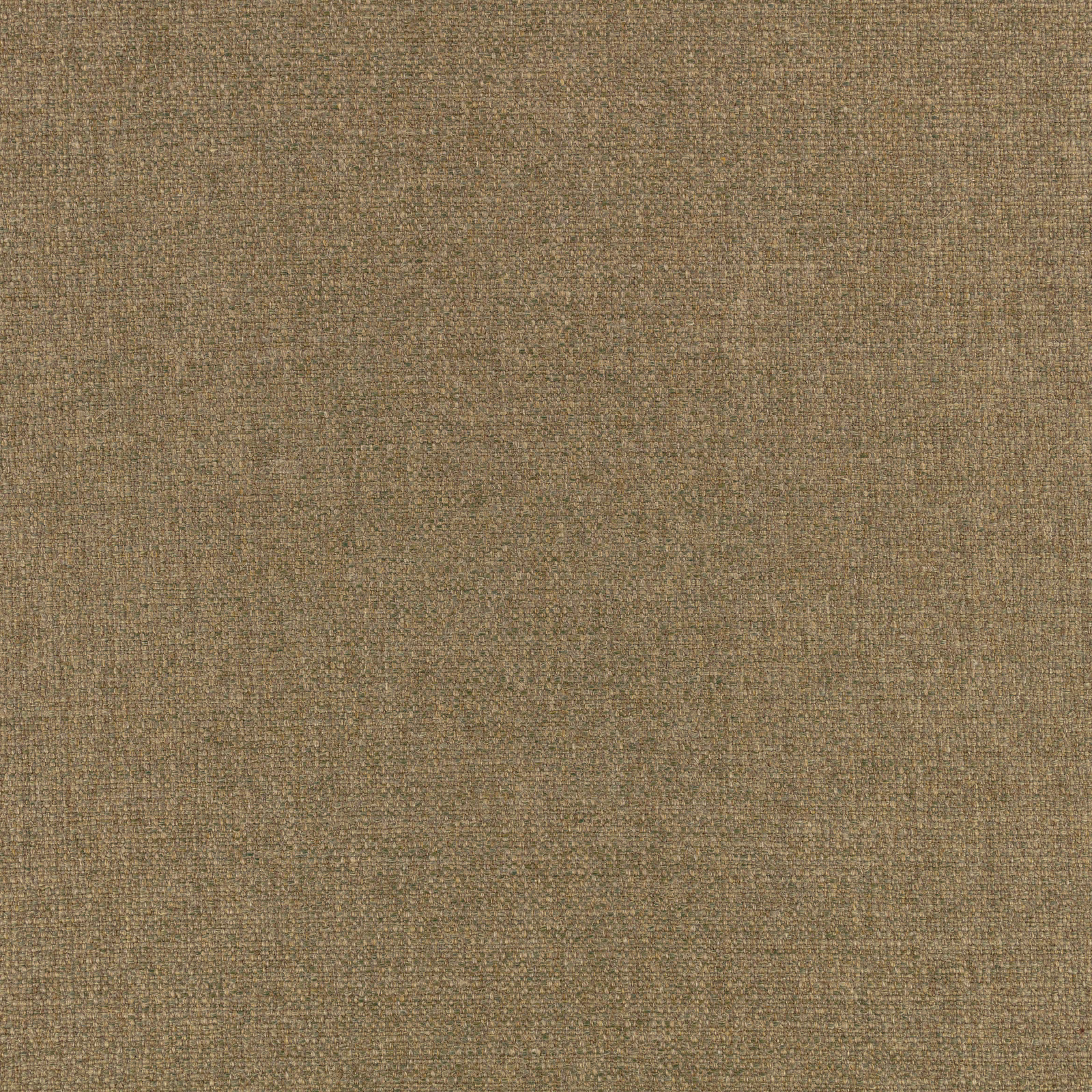 Muted olive-moss plain weave with fine slubs and softly varied brown depth