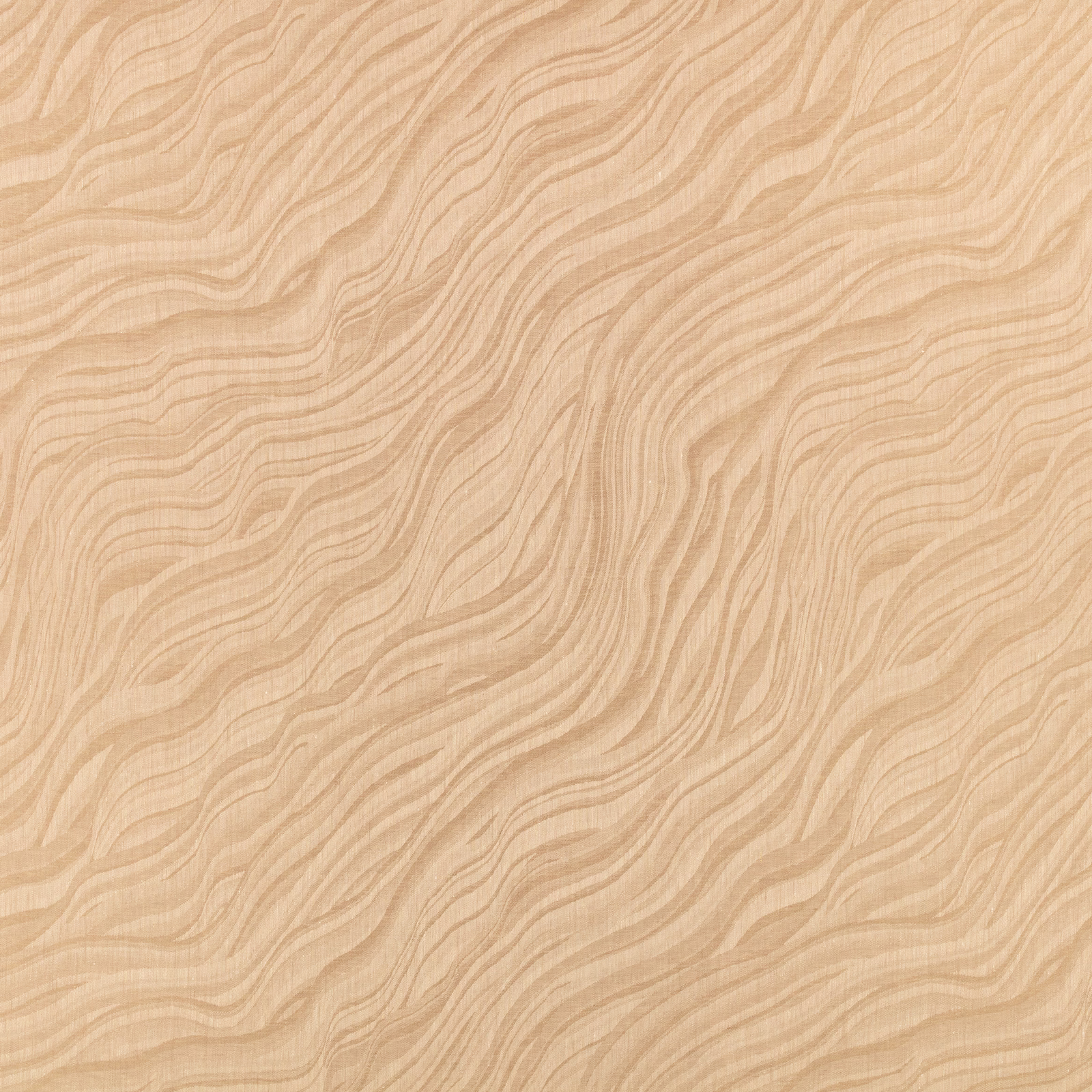 Warm camel textile with flowing tonal woodgrain lines and a softly woven surface