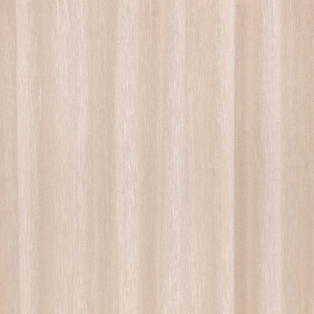 Pale calico beige textile with softly irregular vertical slub texture