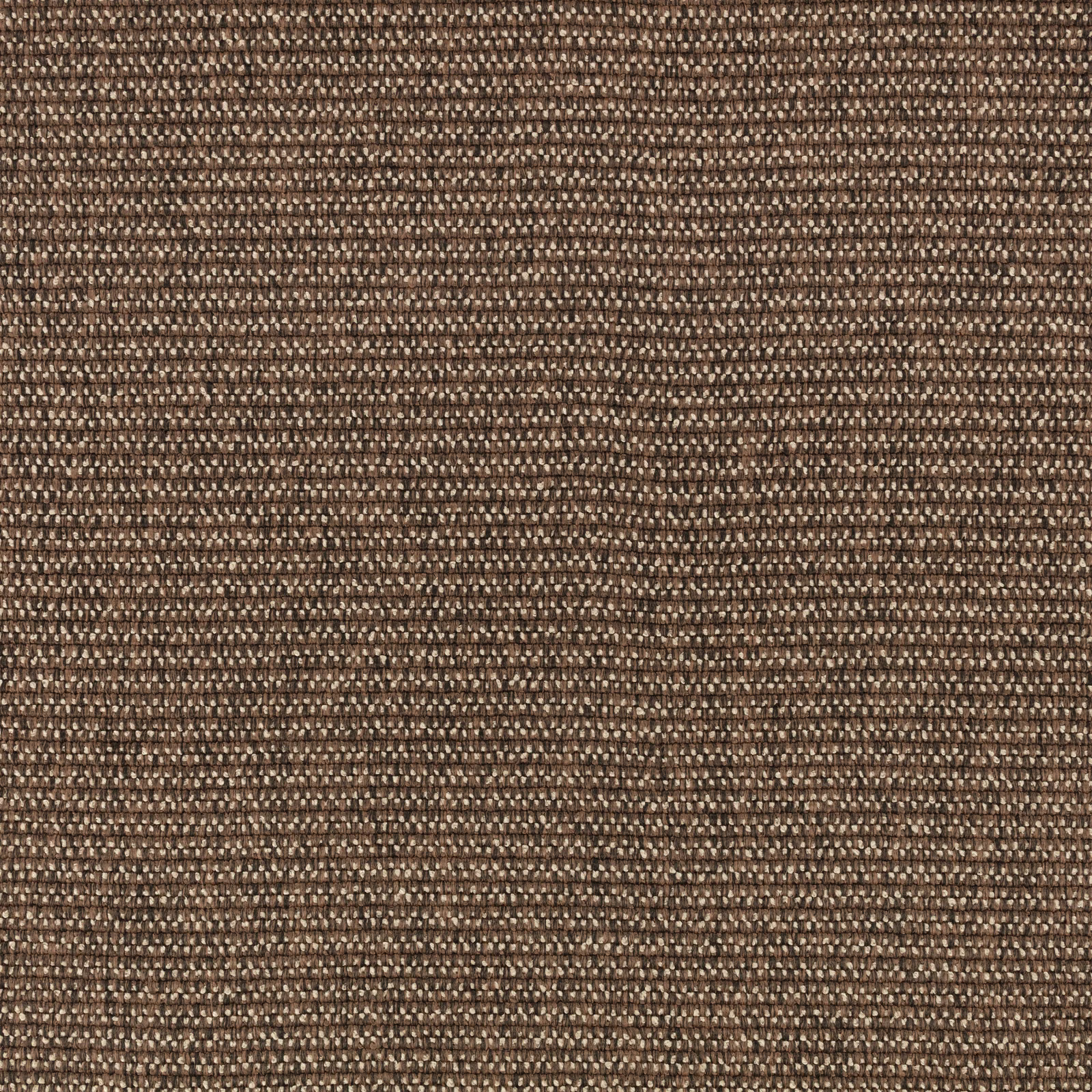 Close-up of Honorat Mocha's warm brown outdoor weave with pale flecked rows