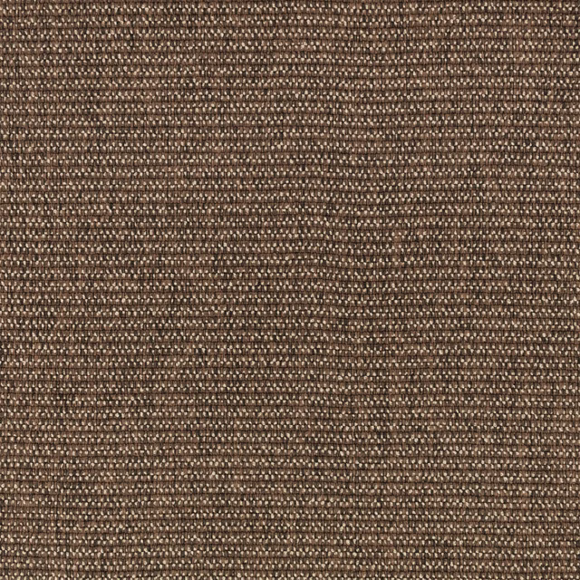 Close-up of Honorat Mocha's warm brown outdoor weave with pale flecked rows