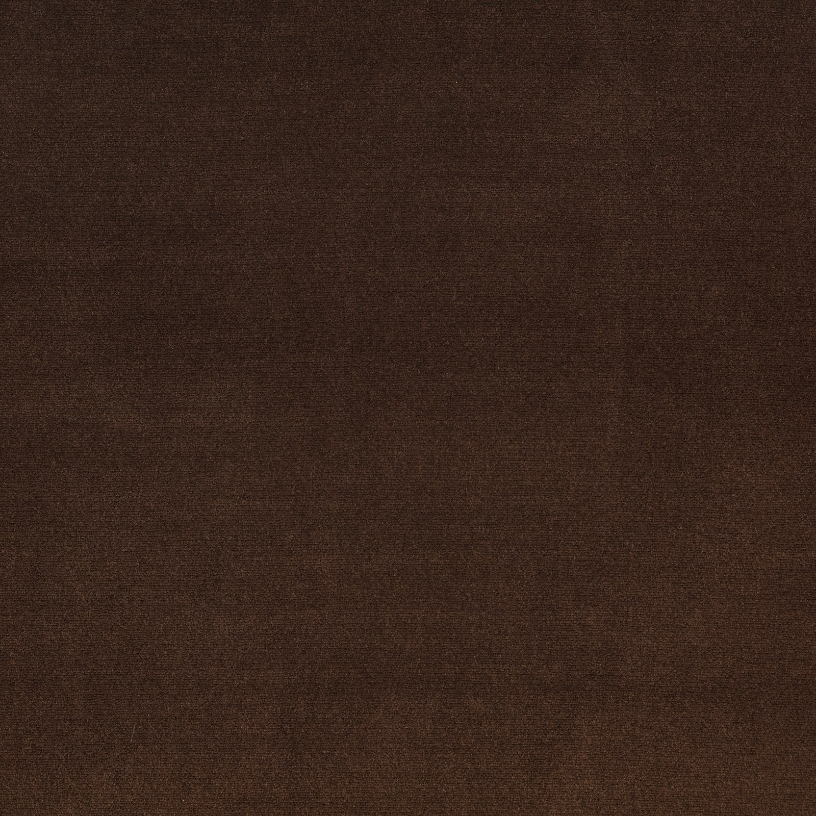 Deep cocoa-brown plain weave with subtle textured grain and near-black shading