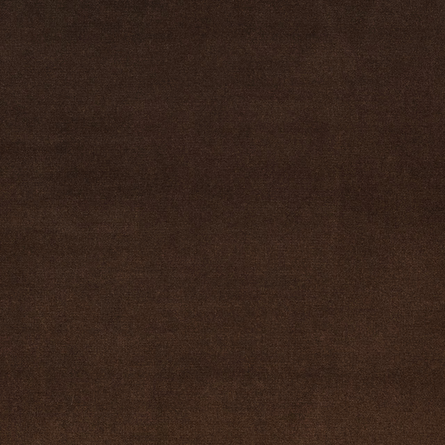 Deep cocoa-brown plain weave with subtle textured grain and near-black shading