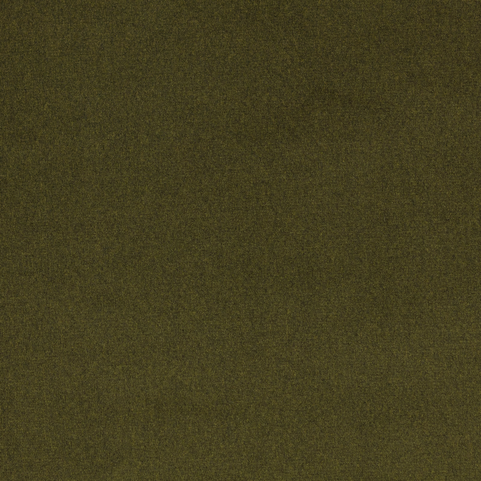 Deep moss olive outdoor fabric with a fine, subtly mottled woven texture