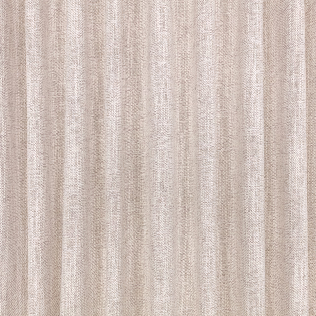 Pale linen-beige outdoor fabric with subtle vertical striations and an irregular woven texture