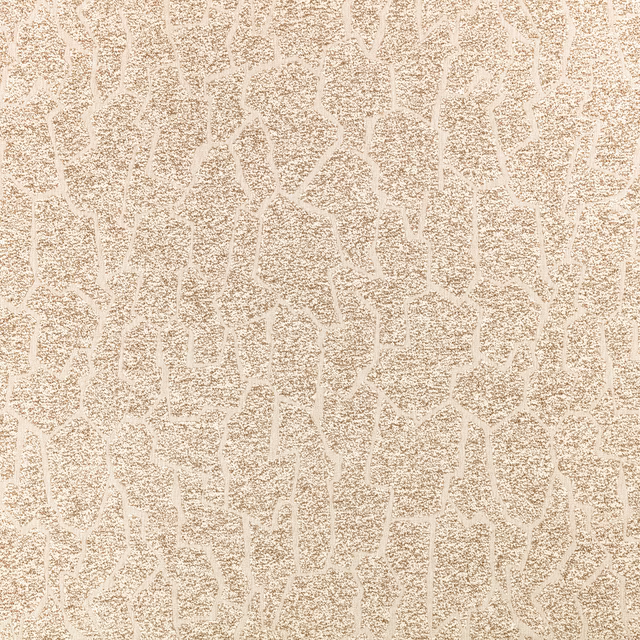 Warm linen-beige outdoor textile with speckled texture and irregular branching lines