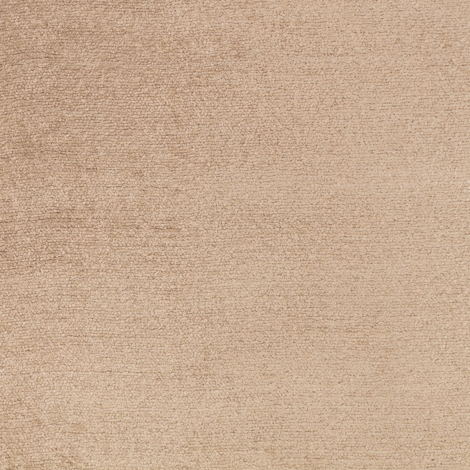 Warm biscuit beige fabric swatch with a softly nubby, irregular woven texture