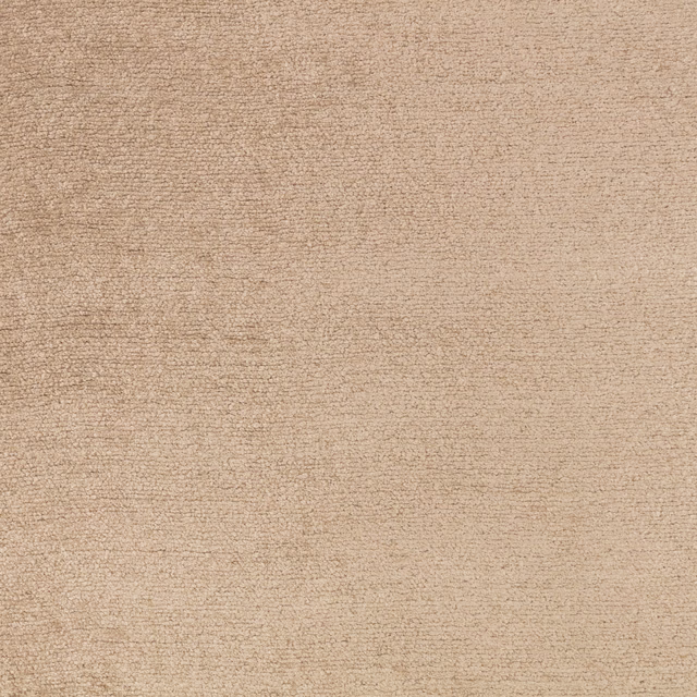 Warm biscuit beige fabric swatch with a softly nubby, irregular woven texture