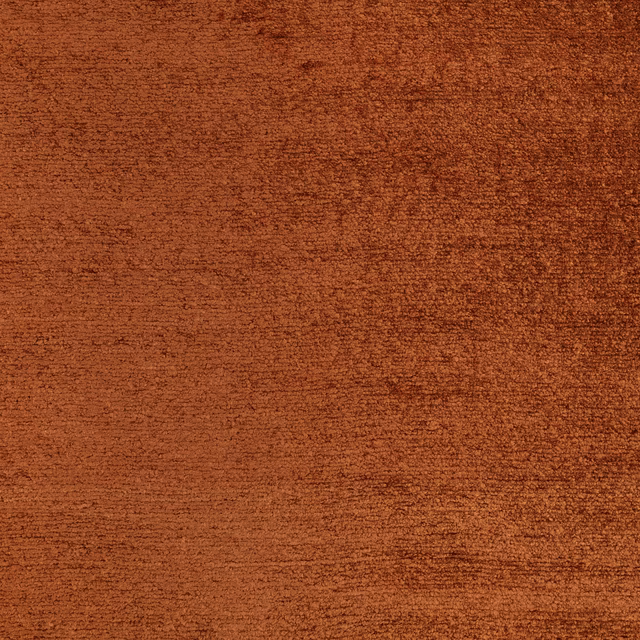 Warm cognac-brown fabric swatch with dense softly brushed horizontal texture
