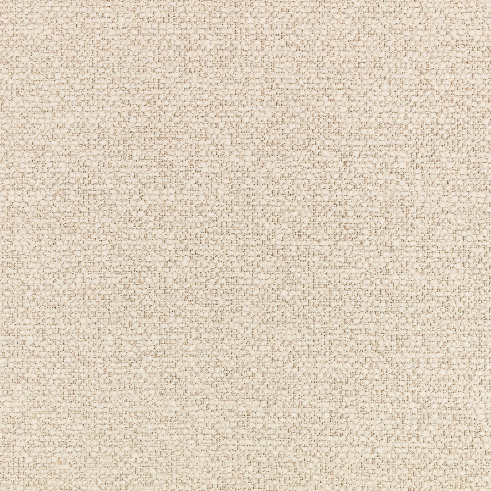 Close-up of ivory-beige woven fabric with fine greige flecks and nubby texture