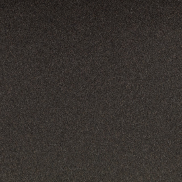 Deep espresso-brown fabric with fine mottled texture and a soft, low-sheen surface
