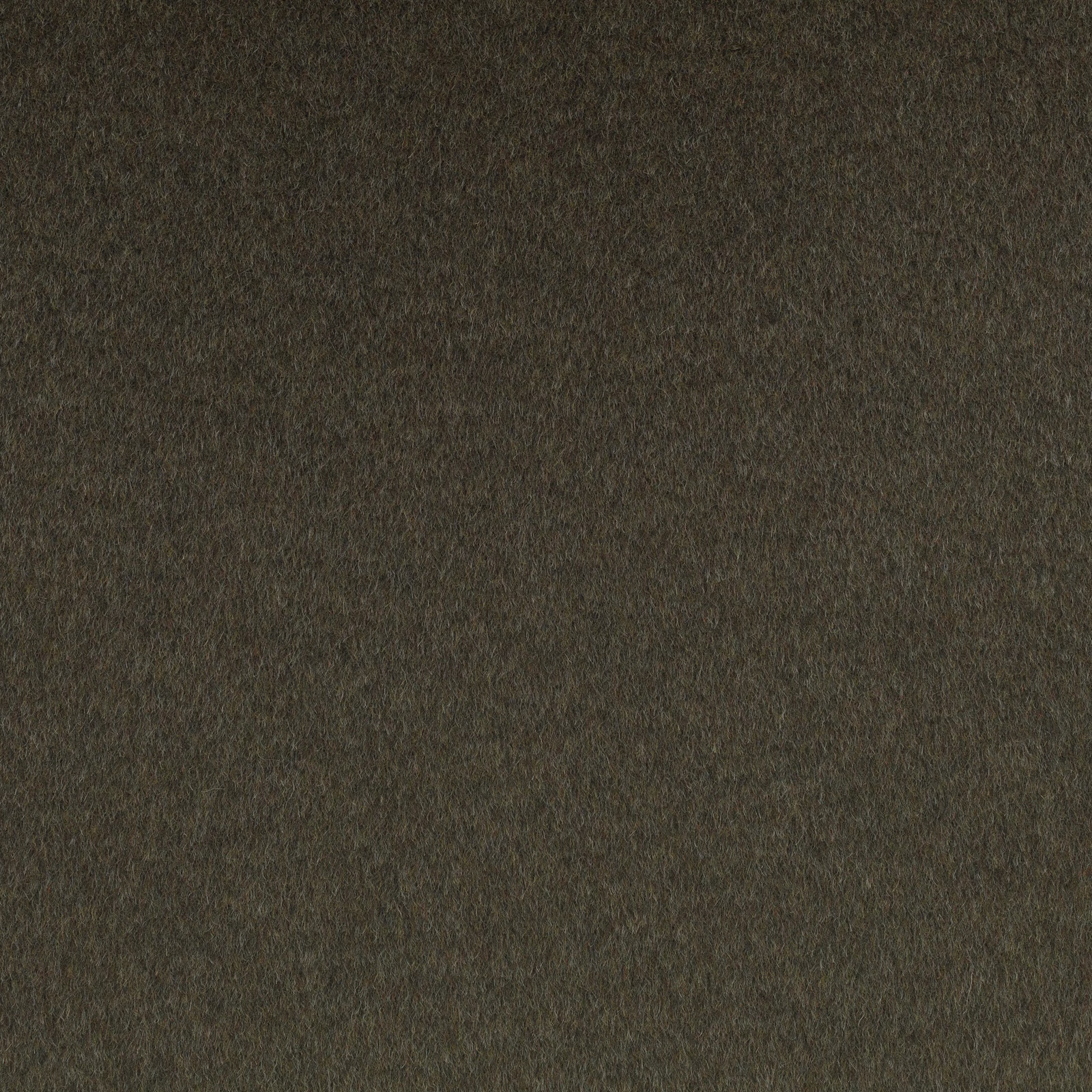 Close-up of deep olive-brown textile with a dense, subtly mottled fine texture
