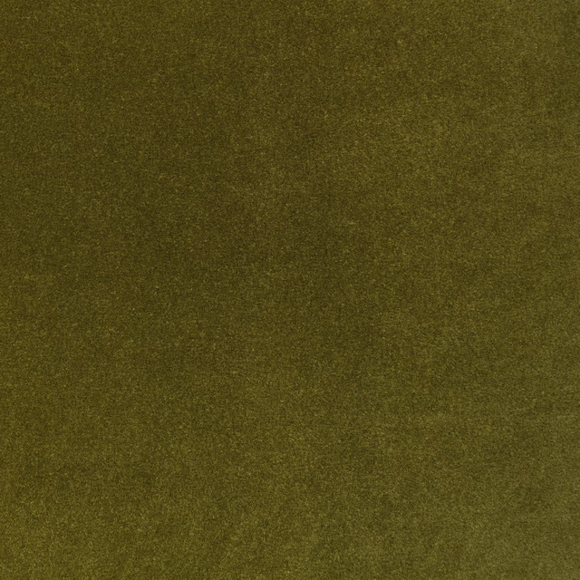 Deep moss olive velvet swatch showing a soft, subtly shifting plush nap