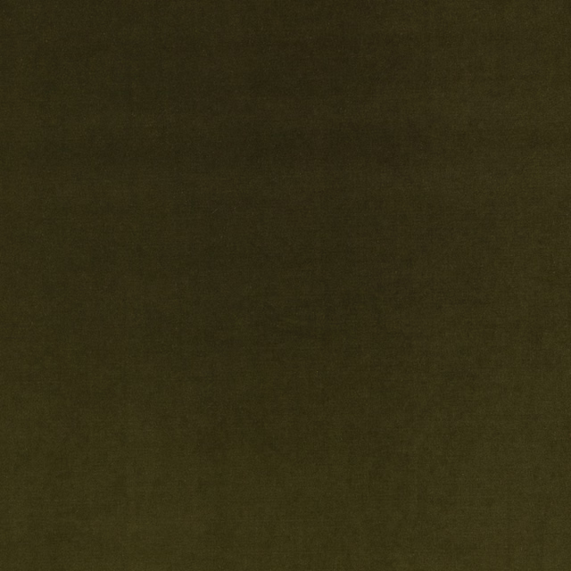 Close-up of deep moss-green velvet showing a dark, softly textured nap