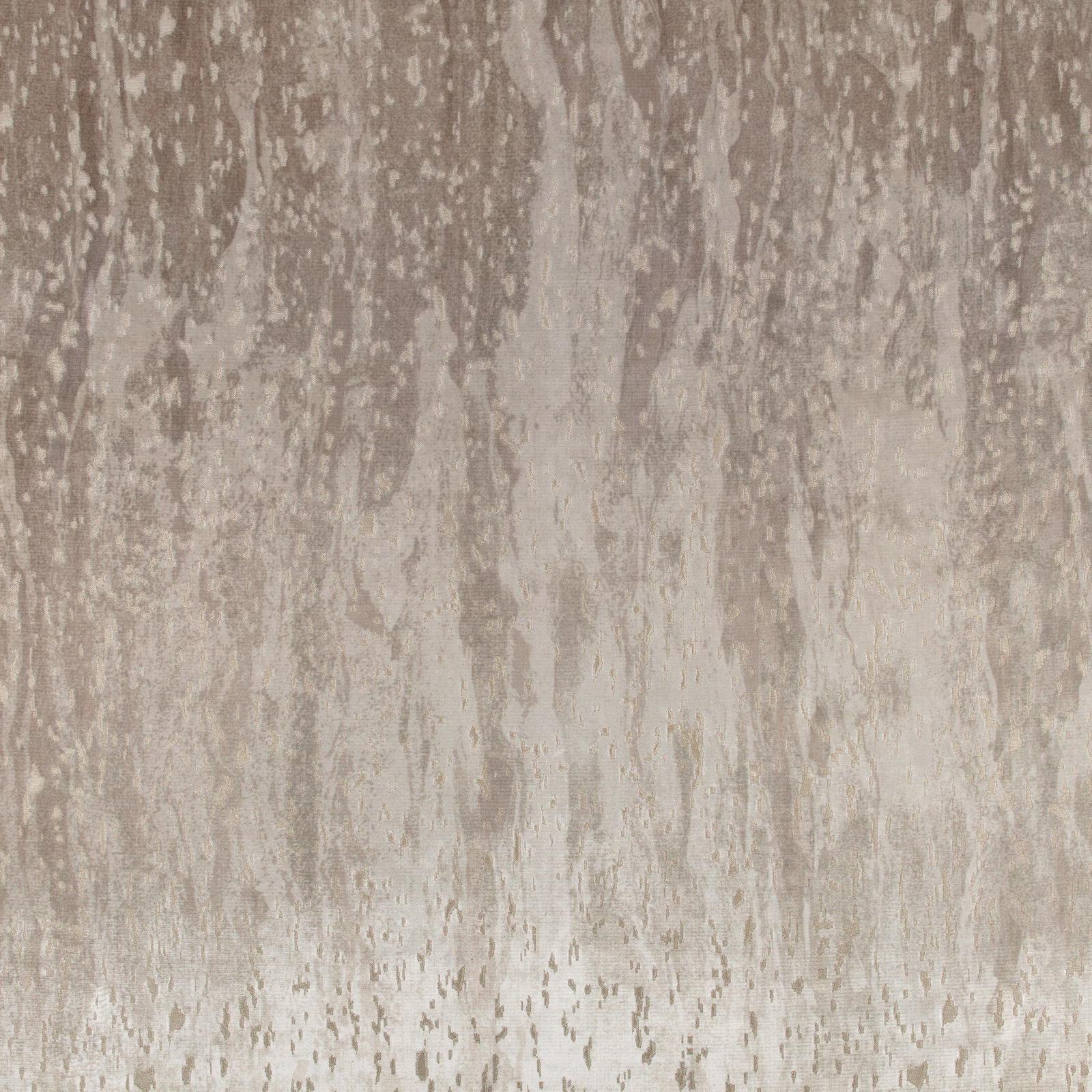 Warm taupe textile with pale vertical striations and softly mottled woven texture