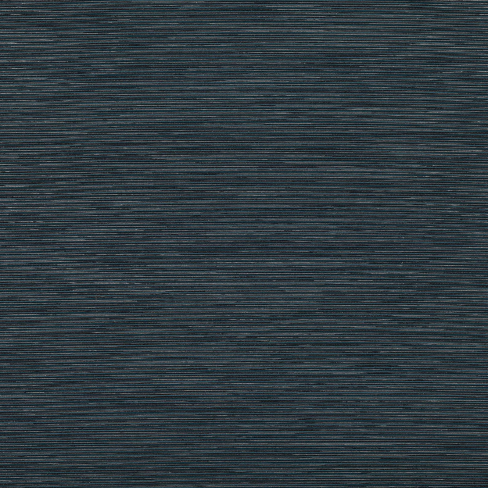 Deep cerulean blue textile with fine horizontal striations and dark woven depth
