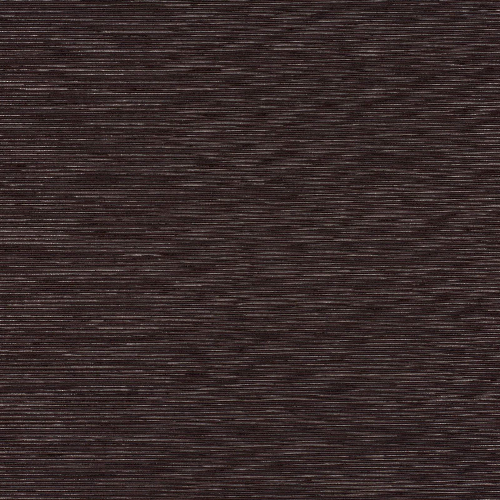 Dark charcoal-brown textile with fine, closely spaced horizontal ribbing and subtle tonal variation