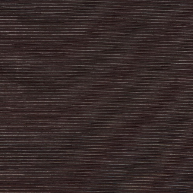 Dark charcoal-brown textile with fine, closely spaced horizontal ribbing and subtle tonal variation