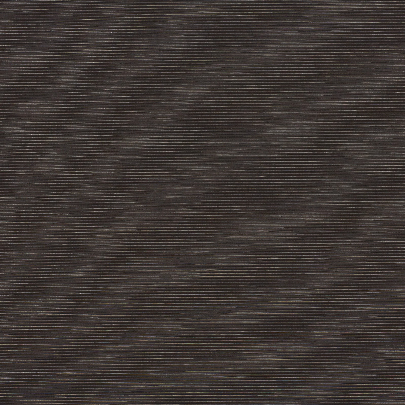 Charcoal brown-grey textile swatch with fine horizontal ribbed lines and subtle tonal texture