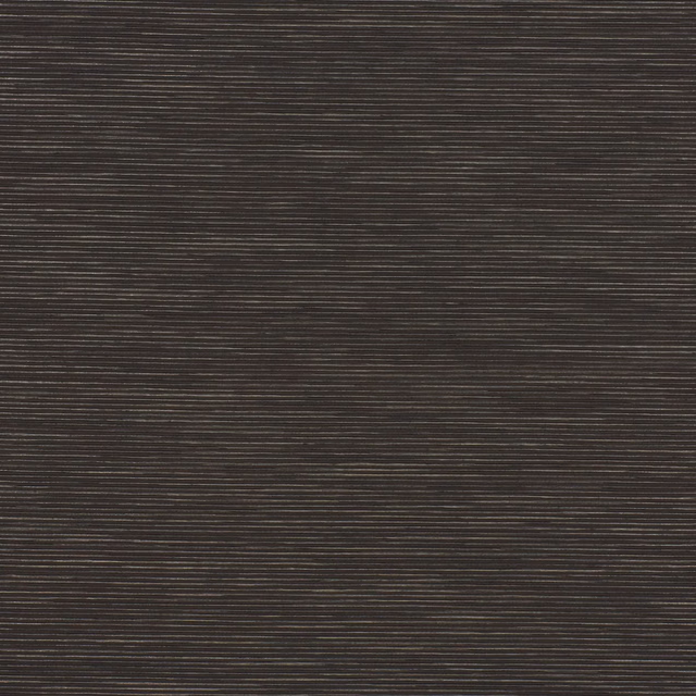 Charcoal brown-grey textile swatch with fine horizontal ribbed lines and subtle tonal texture