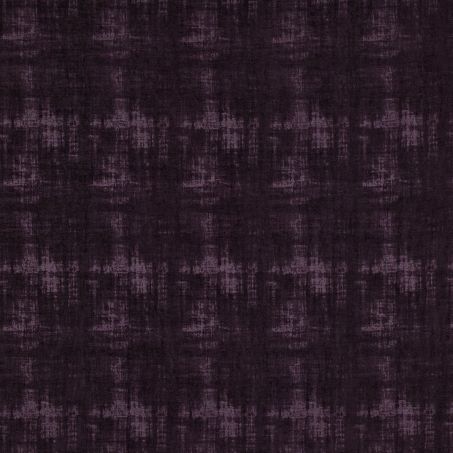 Dark aubergine textile with smoky crosshatched bands and a softly brushed weave