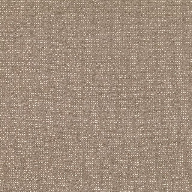 Close-up of muted mink-taupe fabric with a fine flecked woven texture