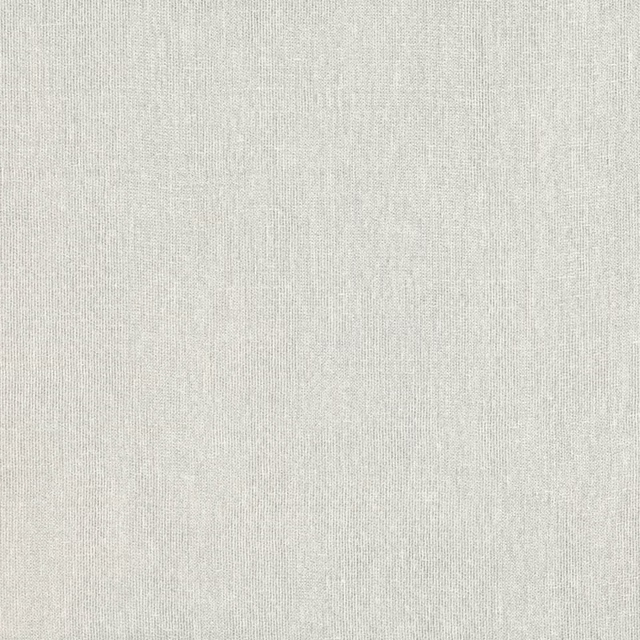 Close-up of pale frost-grey fabric with a fine, subtle vertical woven texture